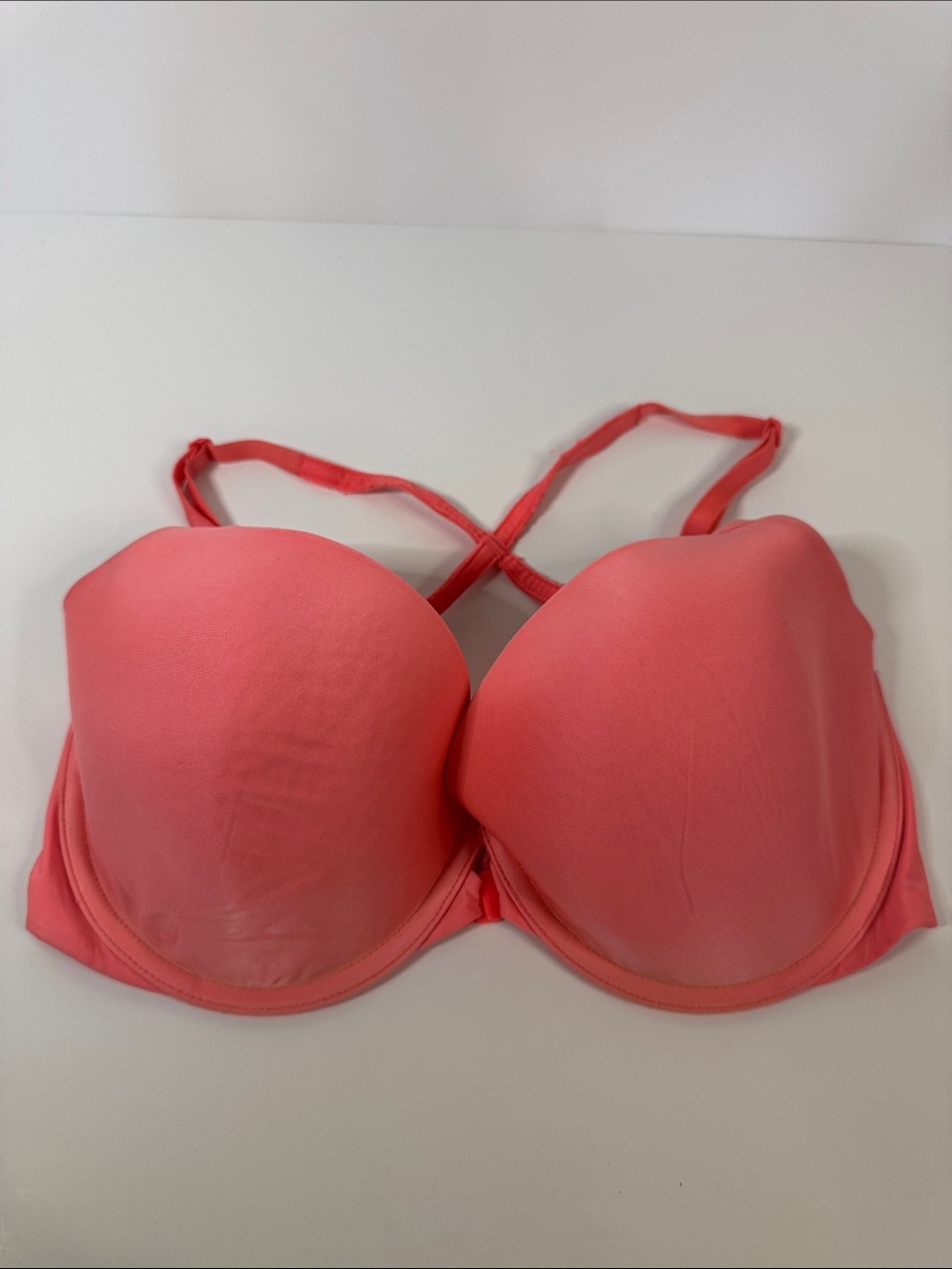 Victoria's Secret Coral Push-Up Convertible Bra 34DD